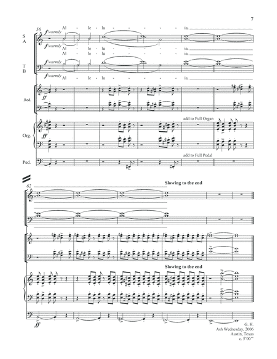 An Easter Introit An Easter Introit 4-Part scores gallery preview page 16