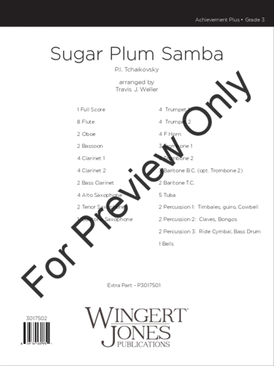 Sugar Plum Samba (Score) Sugar Plum Samba (Score) Concert Band scores gallery preview page 2