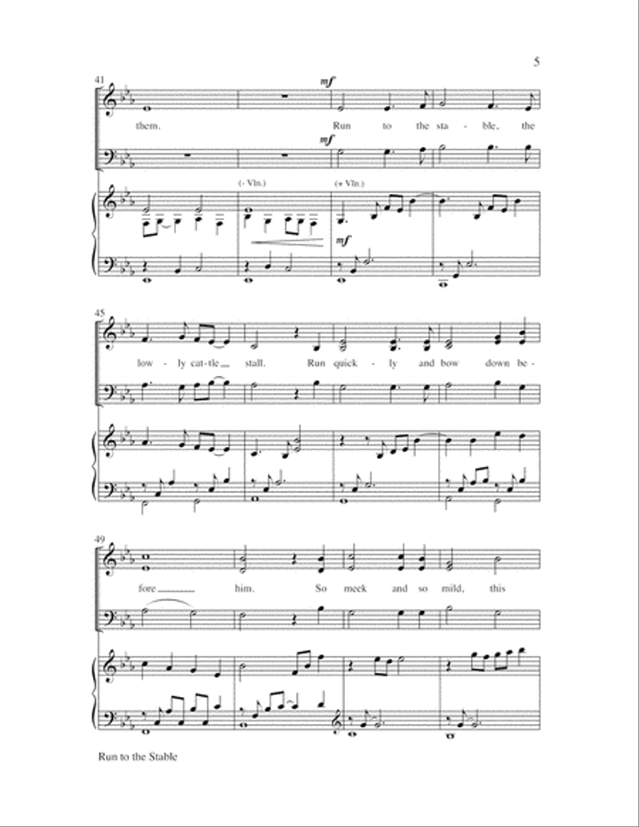 Run to the Stable 4-Part scores gallery preview page 6