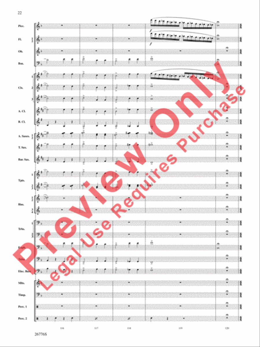 The Music of Disneyland Concert Band scores gallery preview page 23