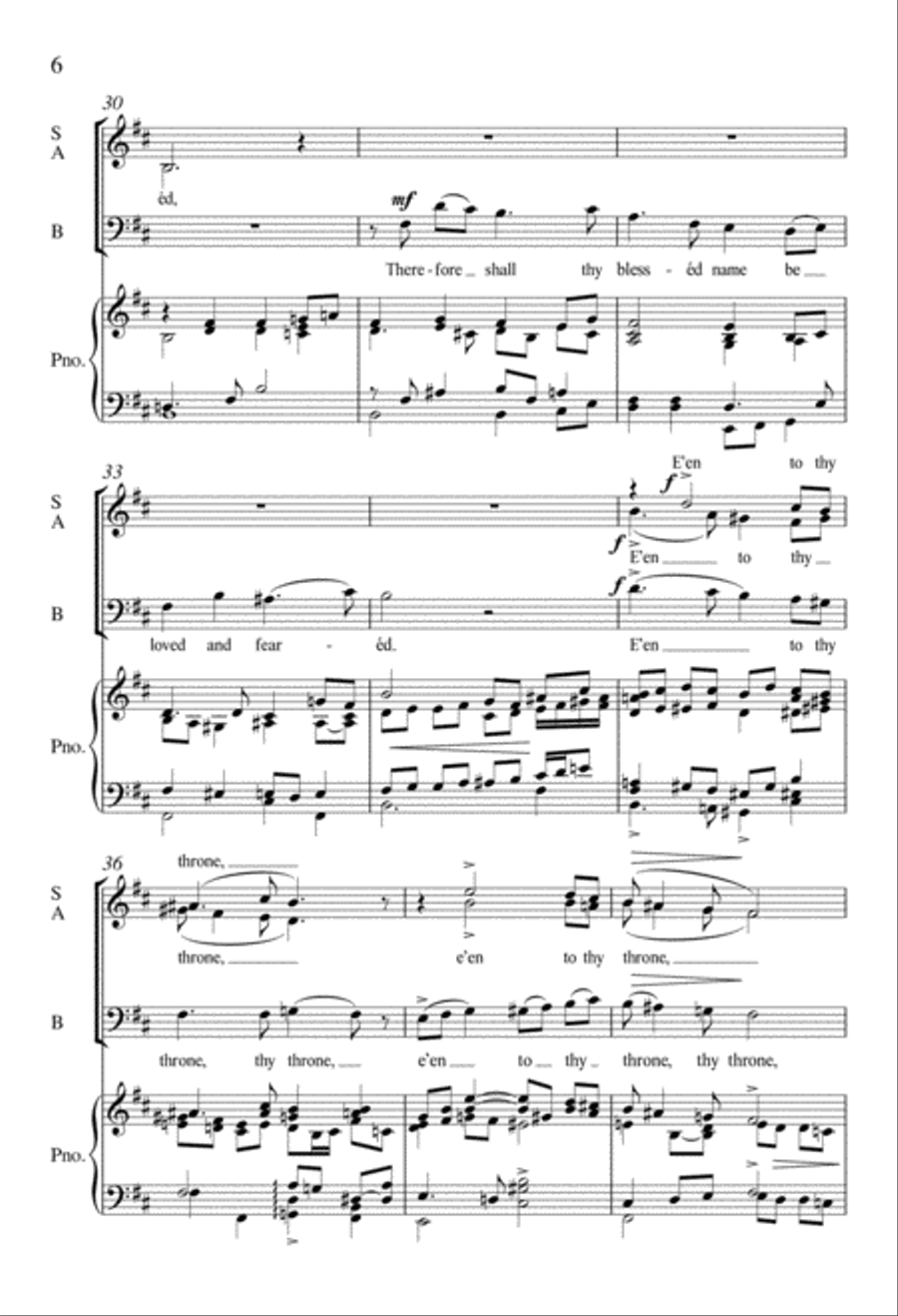 Out of My Soul's Depths (De profundis) 3-Part scores gallery preview page 6