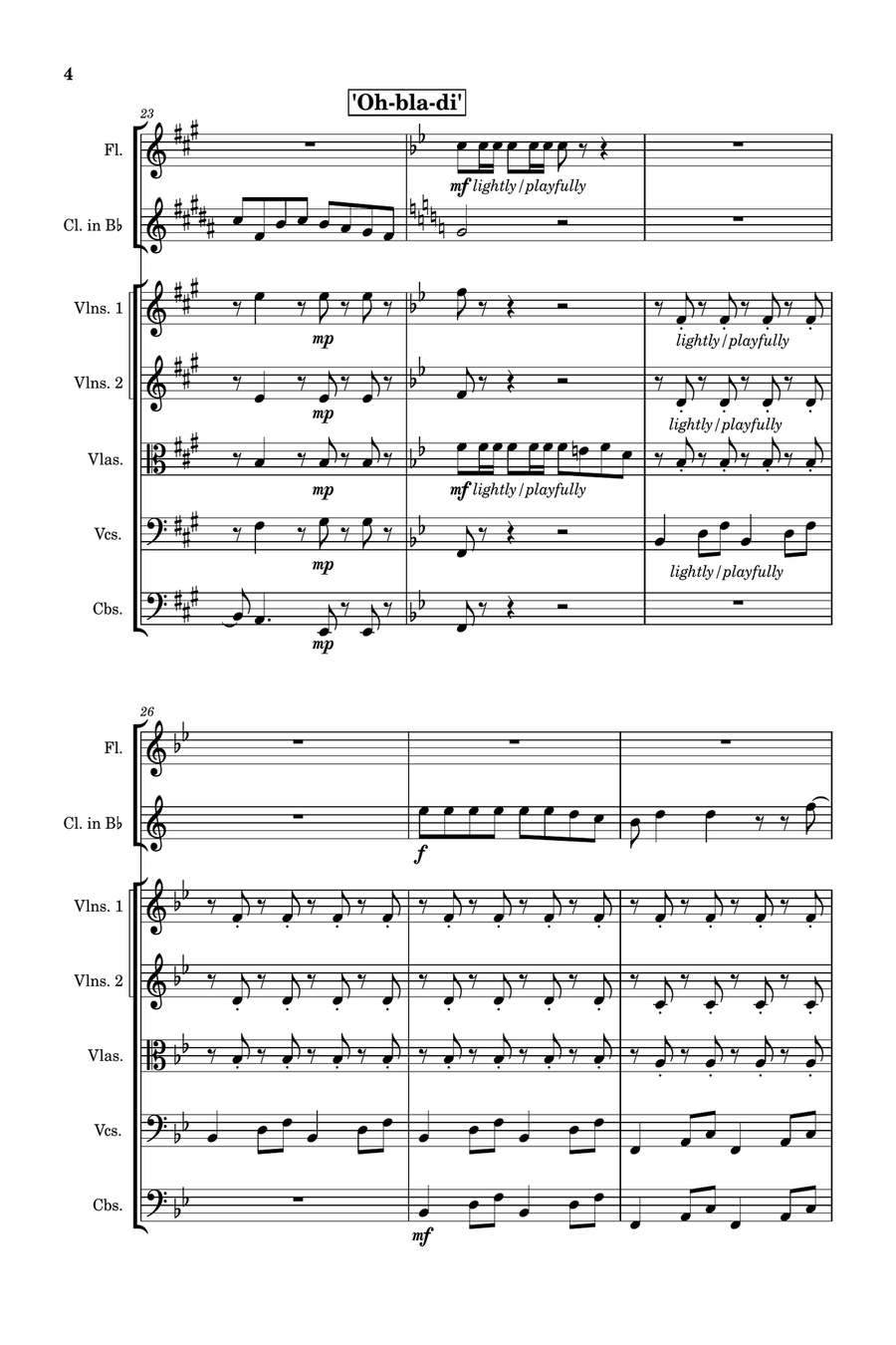 Here Comes The Sun Chamber Orchestra scores gallery preview page 4