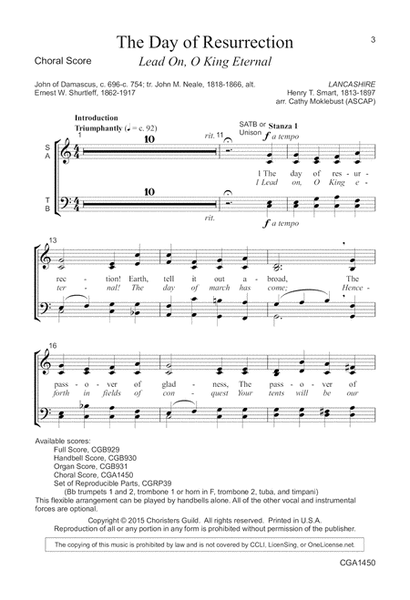 The Day of Resurrection - Choral Score image number null