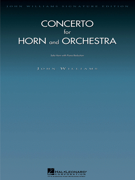 John Williams: Concerto for Horn and Orchestra