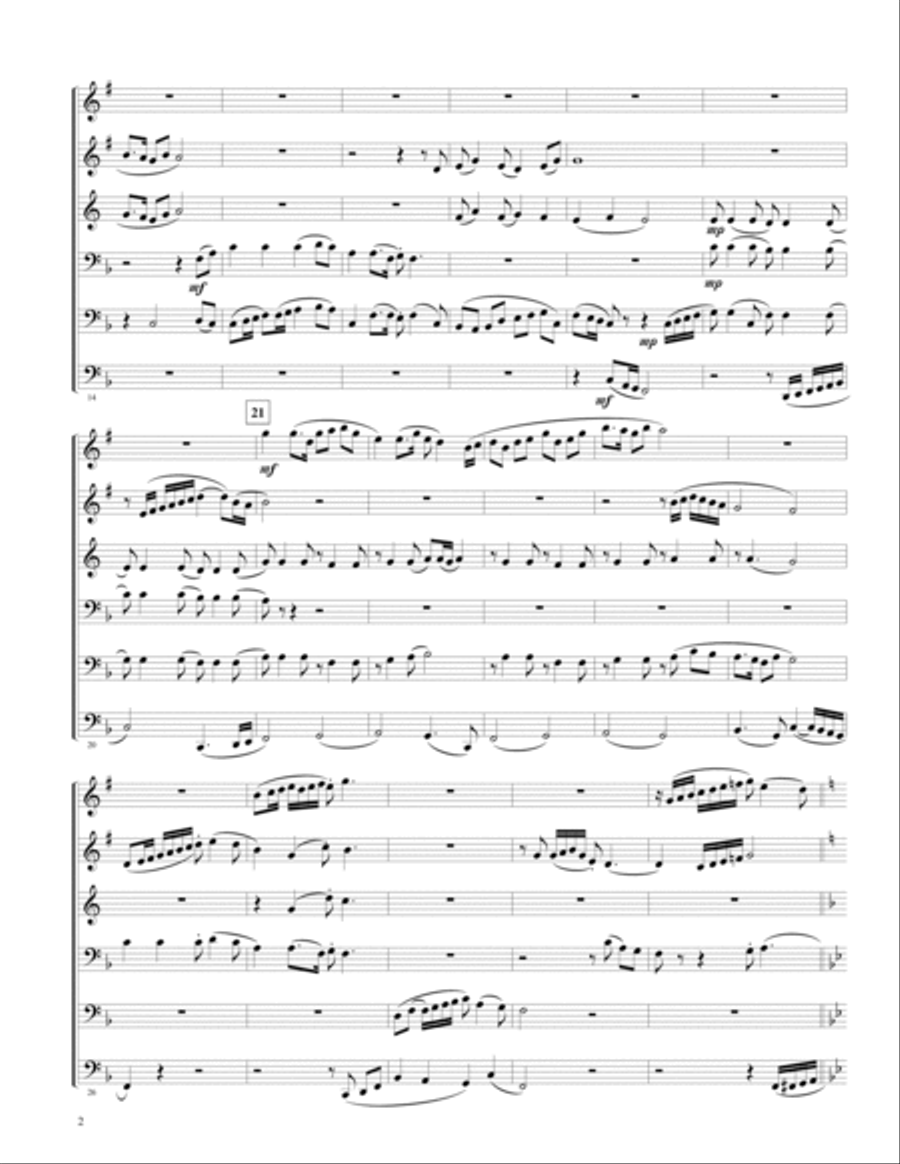 Pilgrim Medley Pilgrim Medley Chamber Music scores gallery preview page 3
