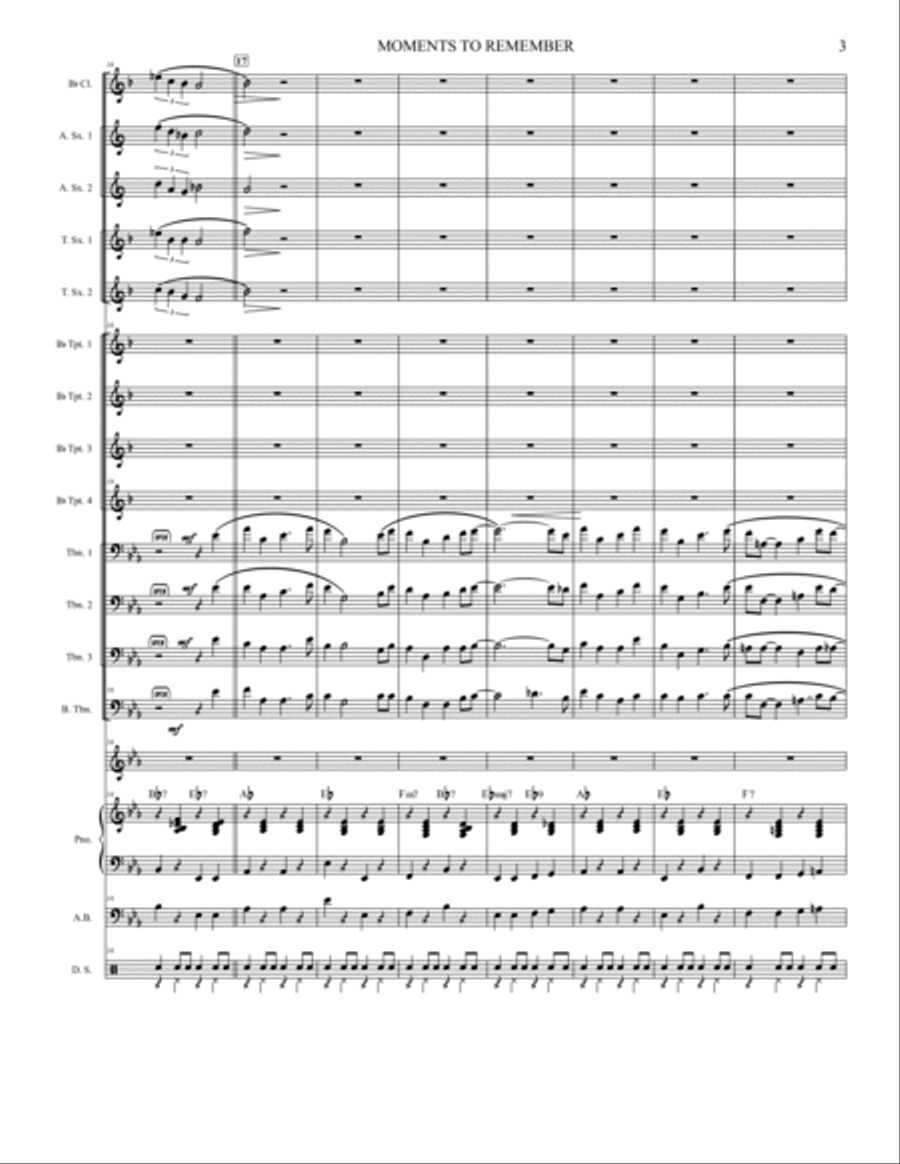 Moments To Remember Moments To Remember Jazz Ensemble scores gallery preview page 4