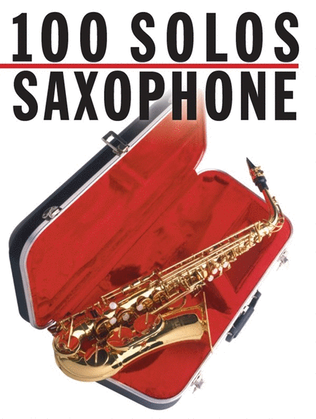 Book cover for 100 Solos: Saxophone