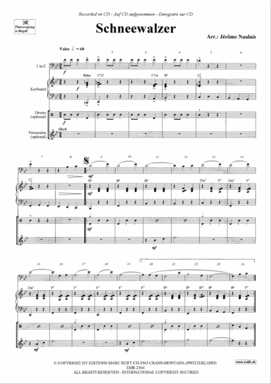 Schneewalzer Schneewalzer Piano Accompaniment scores gallery preview page 3