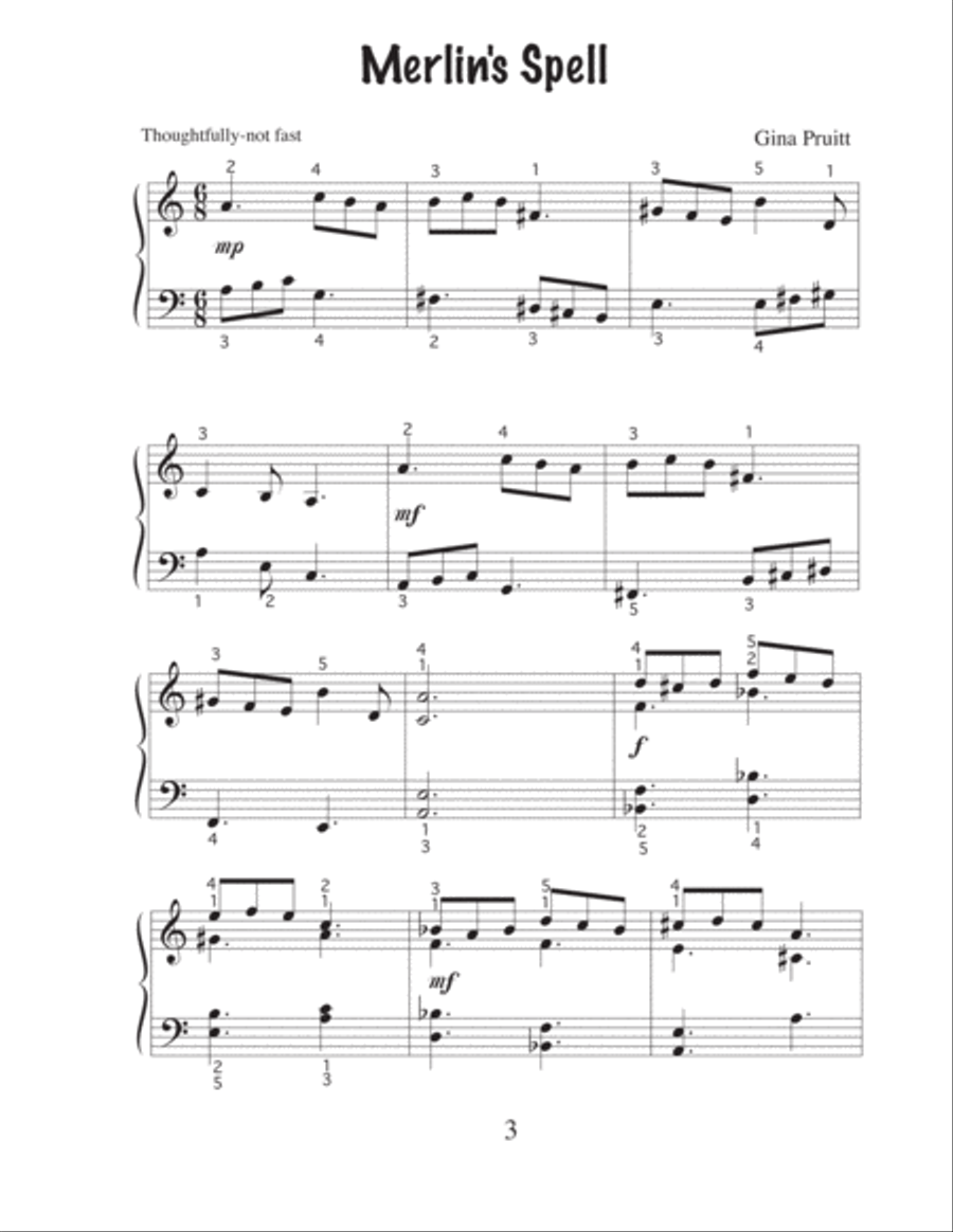 Tales of King Arthur Tales of King Arthur Piano Solo scores gallery preview page 5