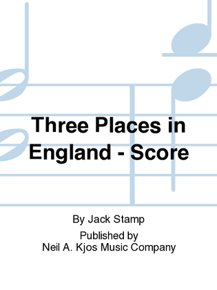 Three Places in England - Score