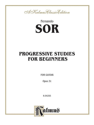 Book cover for Progressive Studies for Beginners, Op. 31