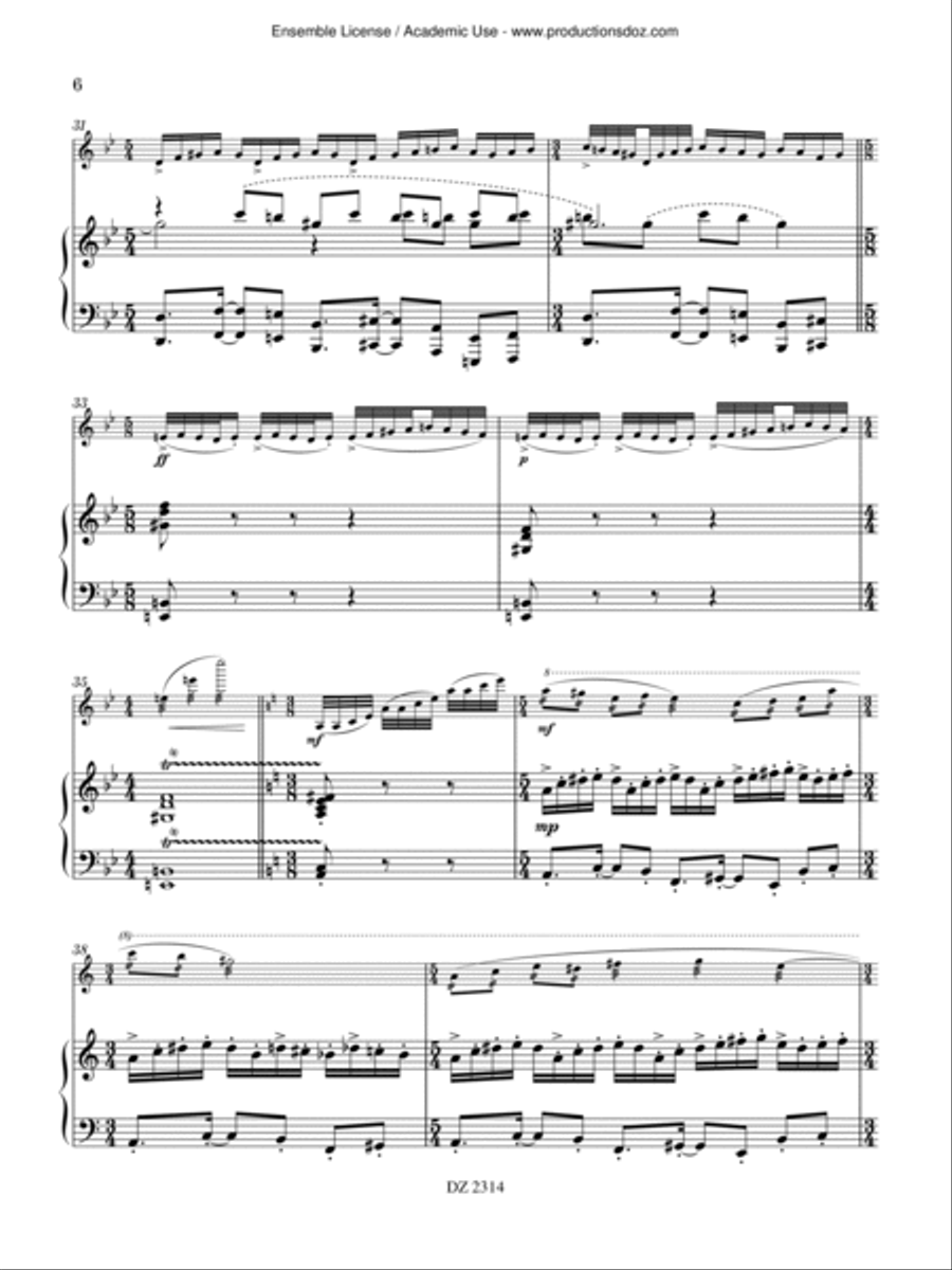 Massalia Concerto Massalia Concerto Piano Accompaniment scores gallery preview page 6