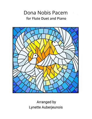 Book cover for Dona Nobis Pacem - Flute Duet and Piano