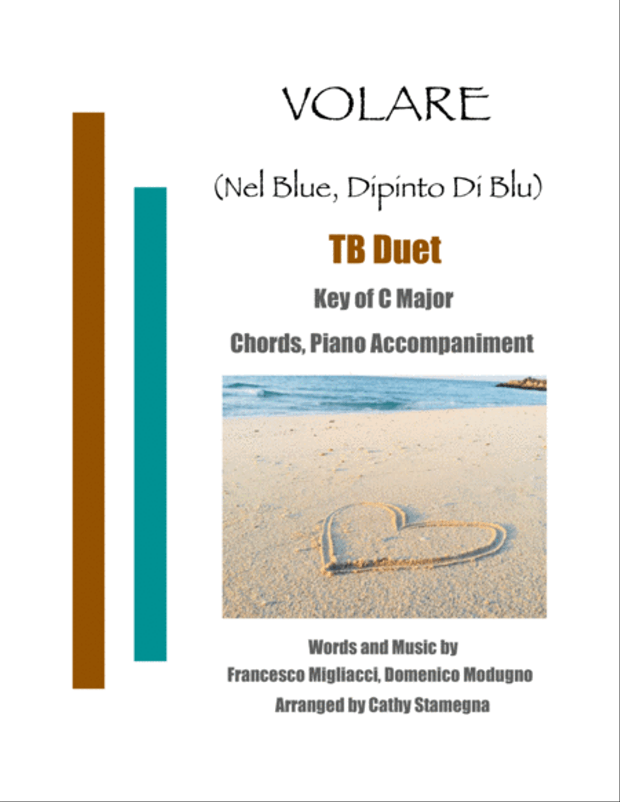 Volare Piano scores gallery preview page 1