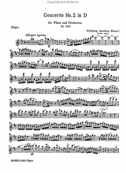 Concerto No 2 in D