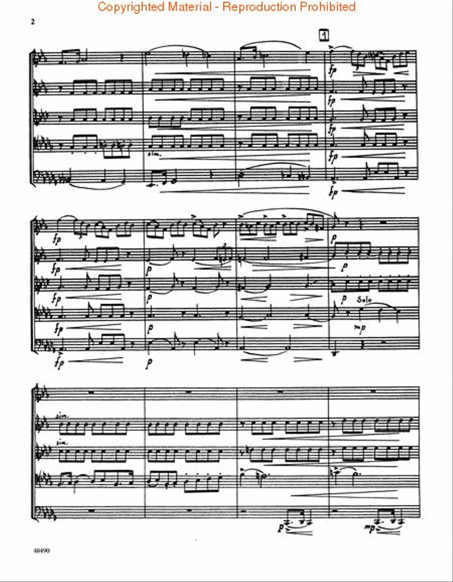 Quintet No. 3 Quintet No. 3 Horn scores gallery preview page 3