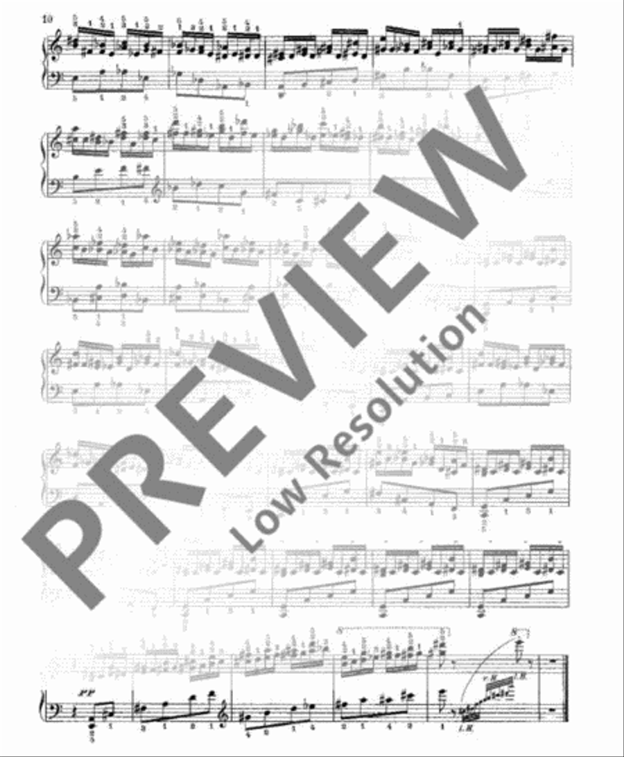 5 x 10 Etüden Piano Solo scores gallery preview page 11