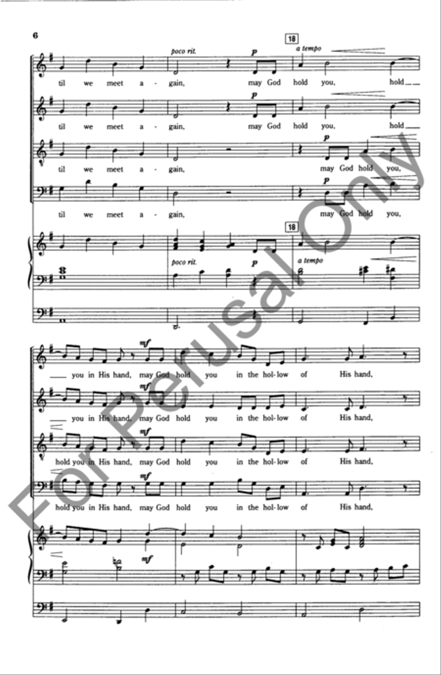 May the Road Rise to Meet You 4-Part scores gallery preview page 5