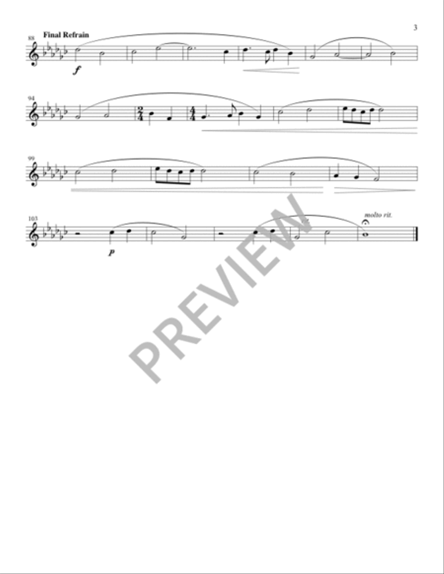 A House of Prayer - Instrument edition Flute scores gallery preview page 6