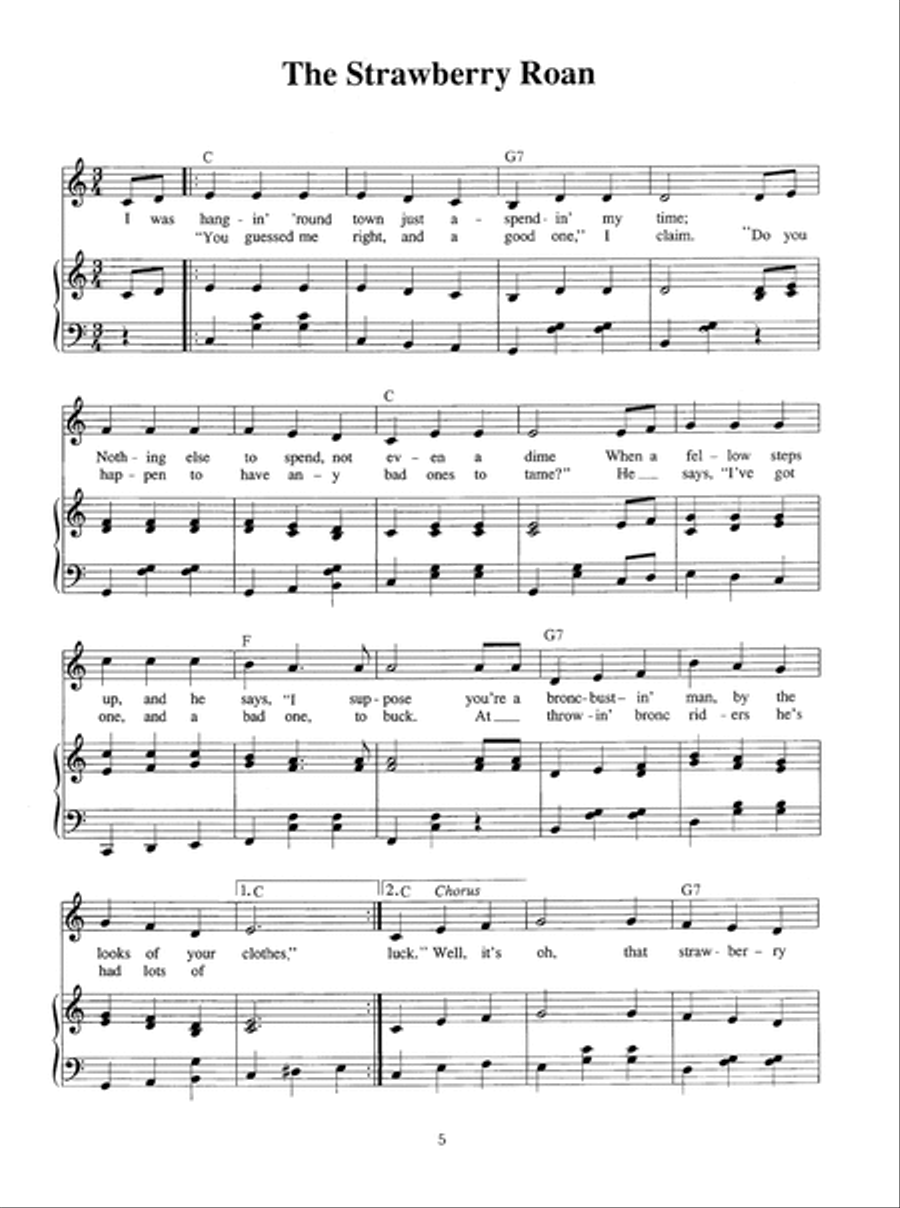 Animal Songbook Piano, Vocal scores gallery preview page 6