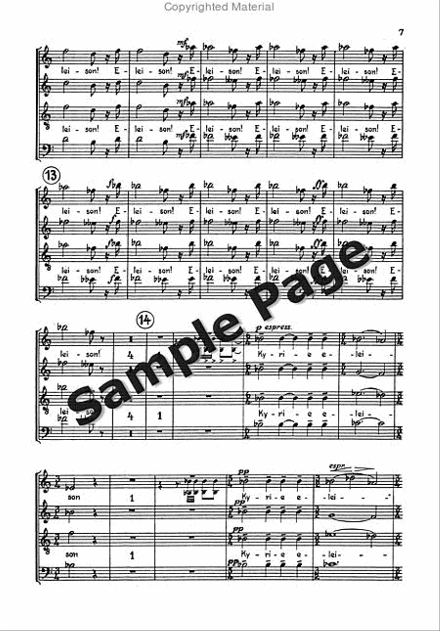 Cantata 2 Alto/chor/2 Pianos 4-Part scores gallery preview page 8