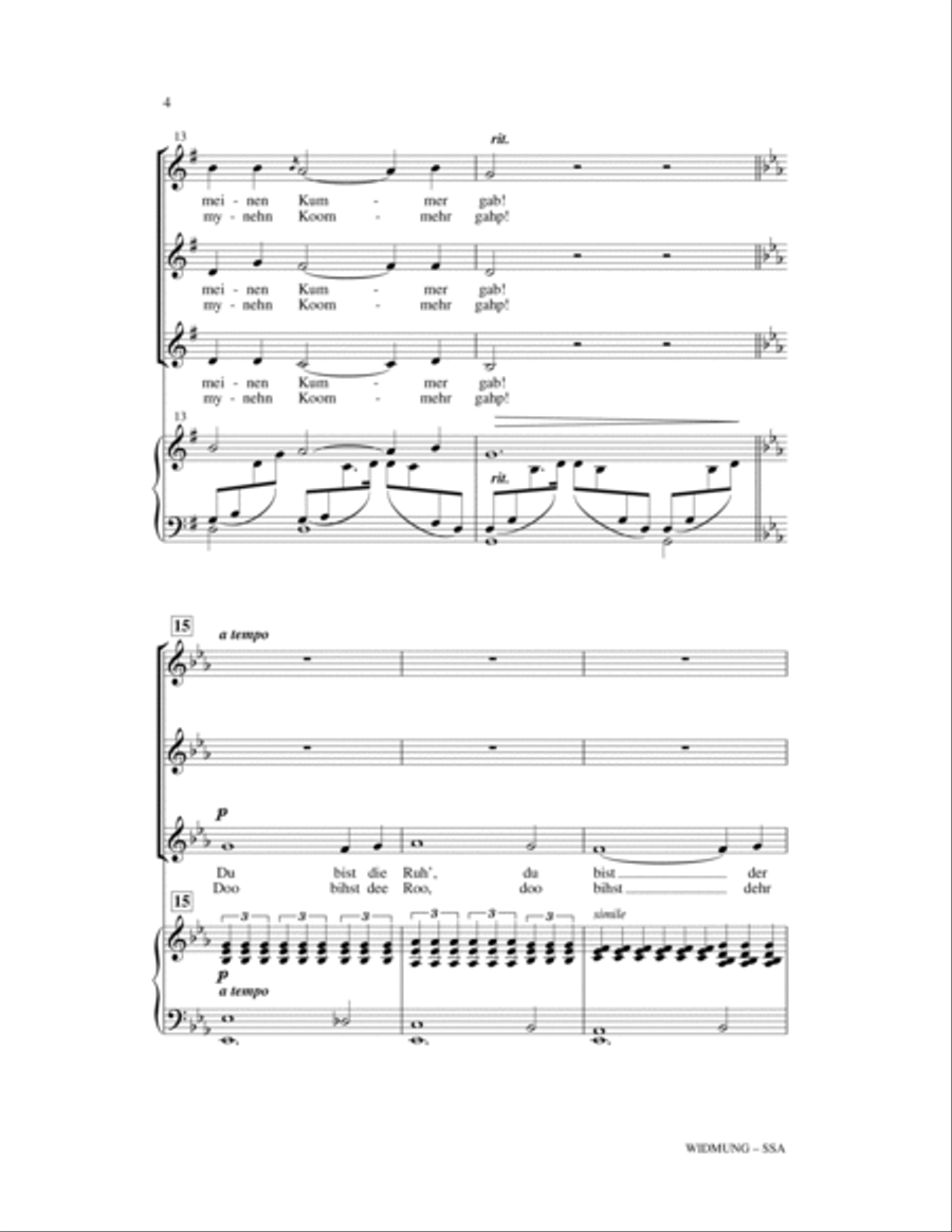 Widmung SSA scores gallery preview page 4