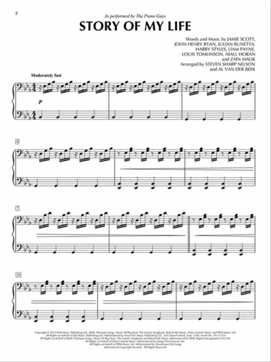 The Piano Guys - Wonders The Piano Guys - Wonders Piano, Vocal, Guitar scores gallery preview page 3