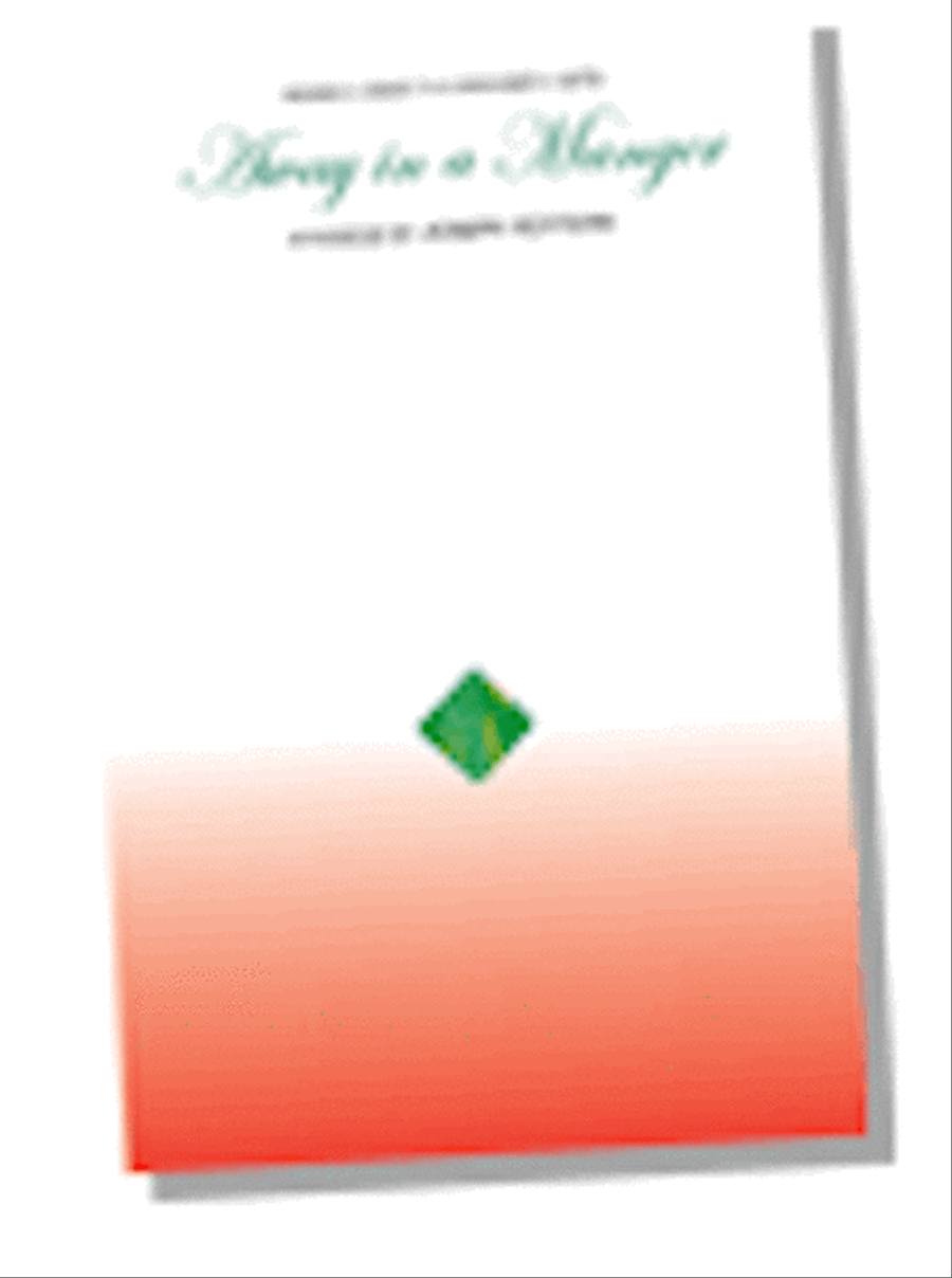 Away in a Manger (Jesus en pesebre) - SATB - Hoffman 4-Part scores gallery preview page 1