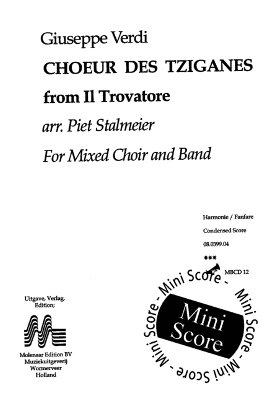Choeur des Tziganes 4-Part scores gallery preview page 3