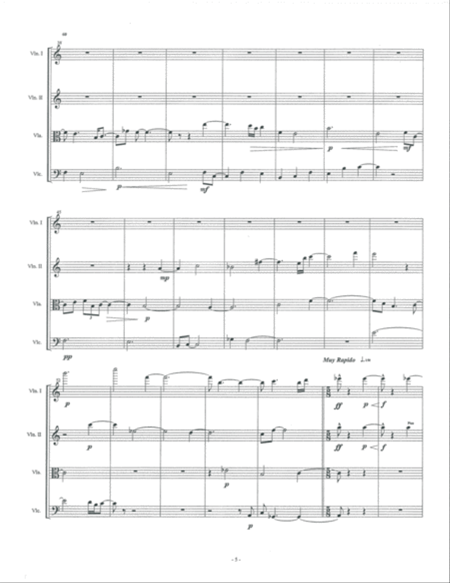 Asphixivision (Score & Parts) Chamber Orchestra scores gallery preview page 5