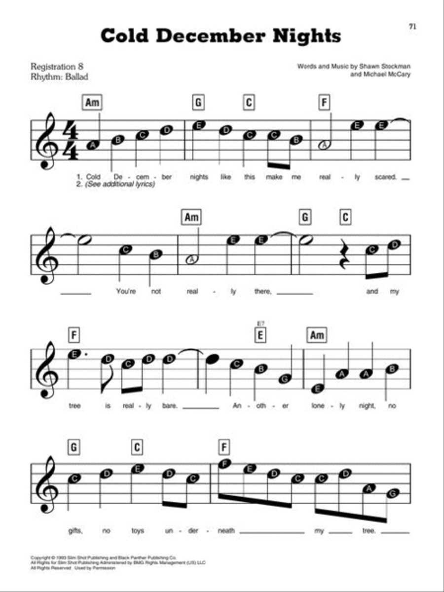 100 Most Beautiful Christmas Songs Electronic Keyboard scores gallery preview page 6