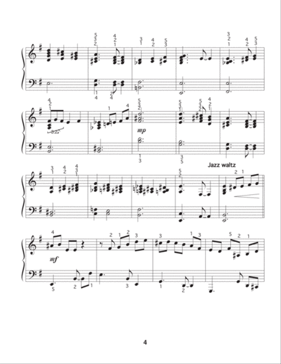More Jazz Christmas Piano Solo scores gallery preview page 6