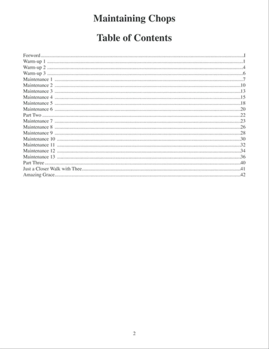 Maintaining Trumpet Chops