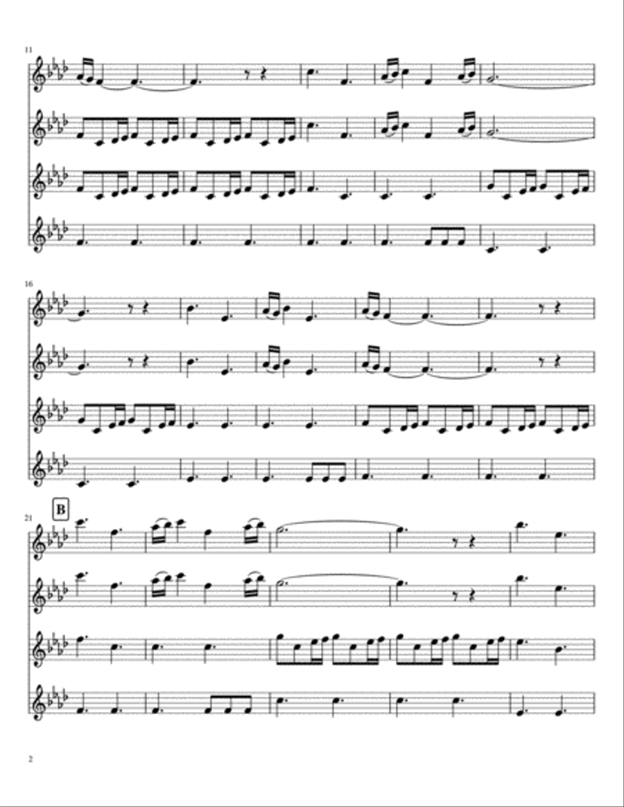 Game Of Thrones Game Of Thrones Woodwind Quartet scores gallery preview page 3