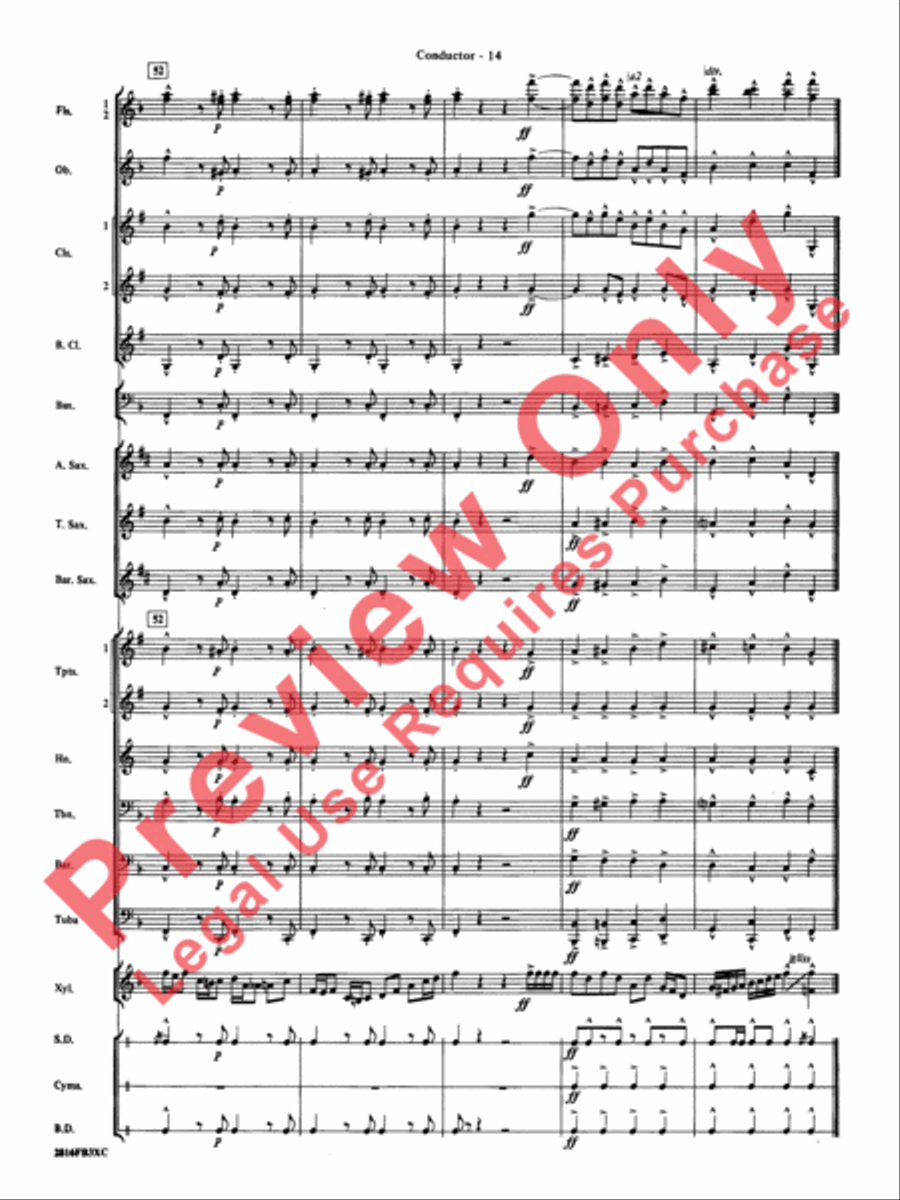 Fiddle-Faddle Concert Band scores gallery preview page 17