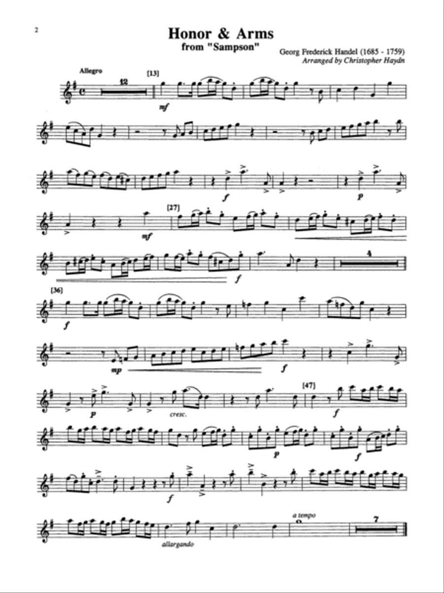 Belwin Master Solos (Alto Saxophone), Volume 1 Alto Saxophone scores gallery preview page 3
