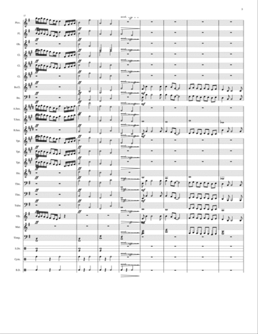 The Corruption The Corruption Concert Band scores gallery preview page 3