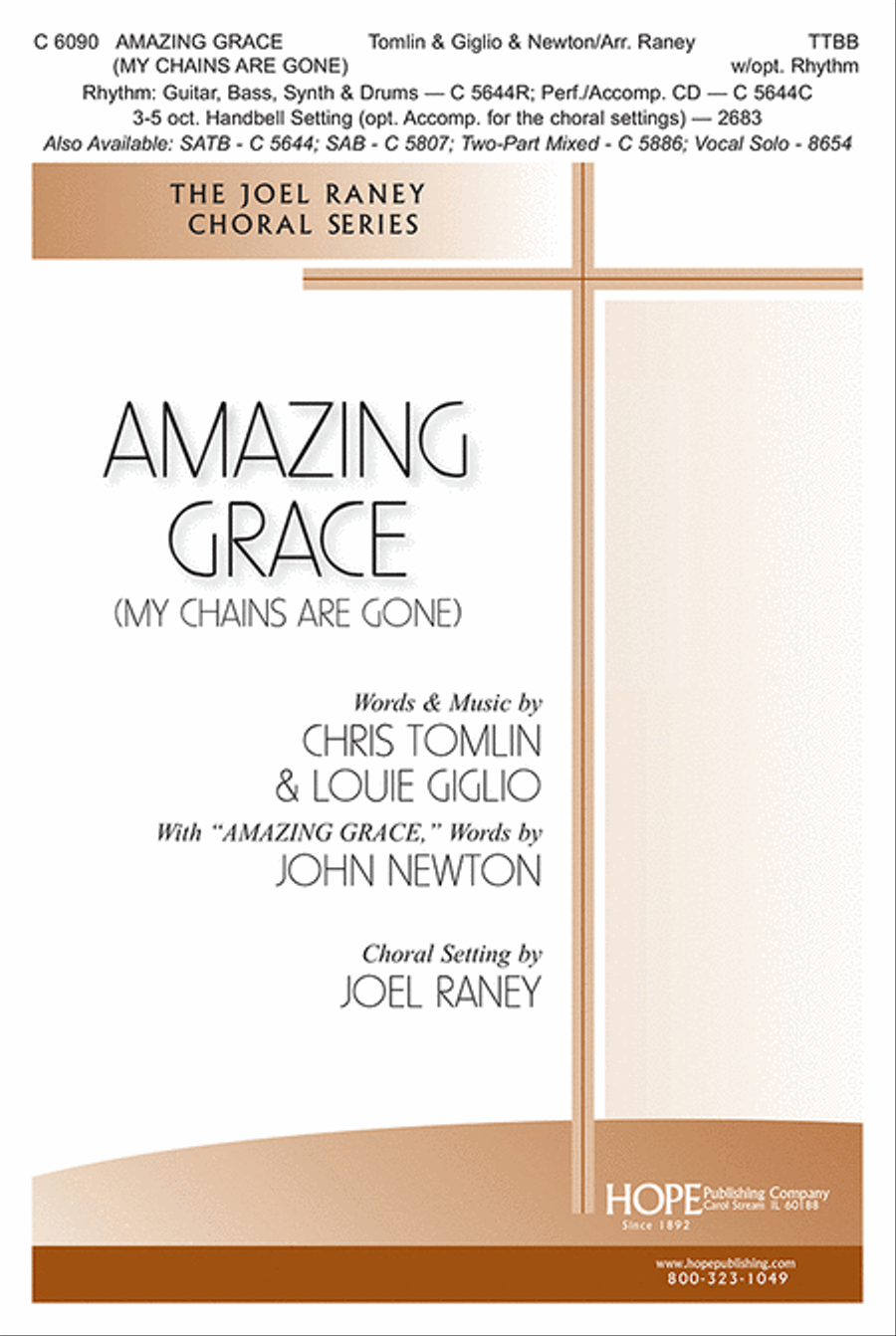 Amazing Grace (My Chains Are Gone) TTBB scores gallery preview page 1