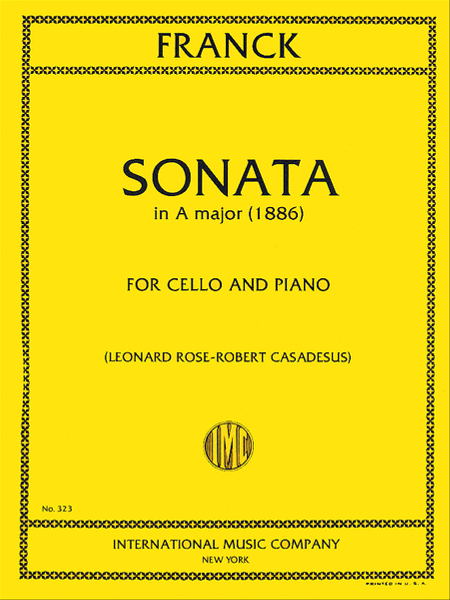 Sonata In A Major Piano Accompaniment scores gallery preview page 1