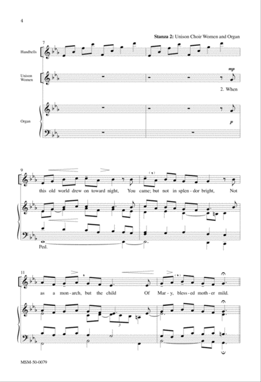 Creator of the Stars of Night Unison Choir scores gallery preview page 2