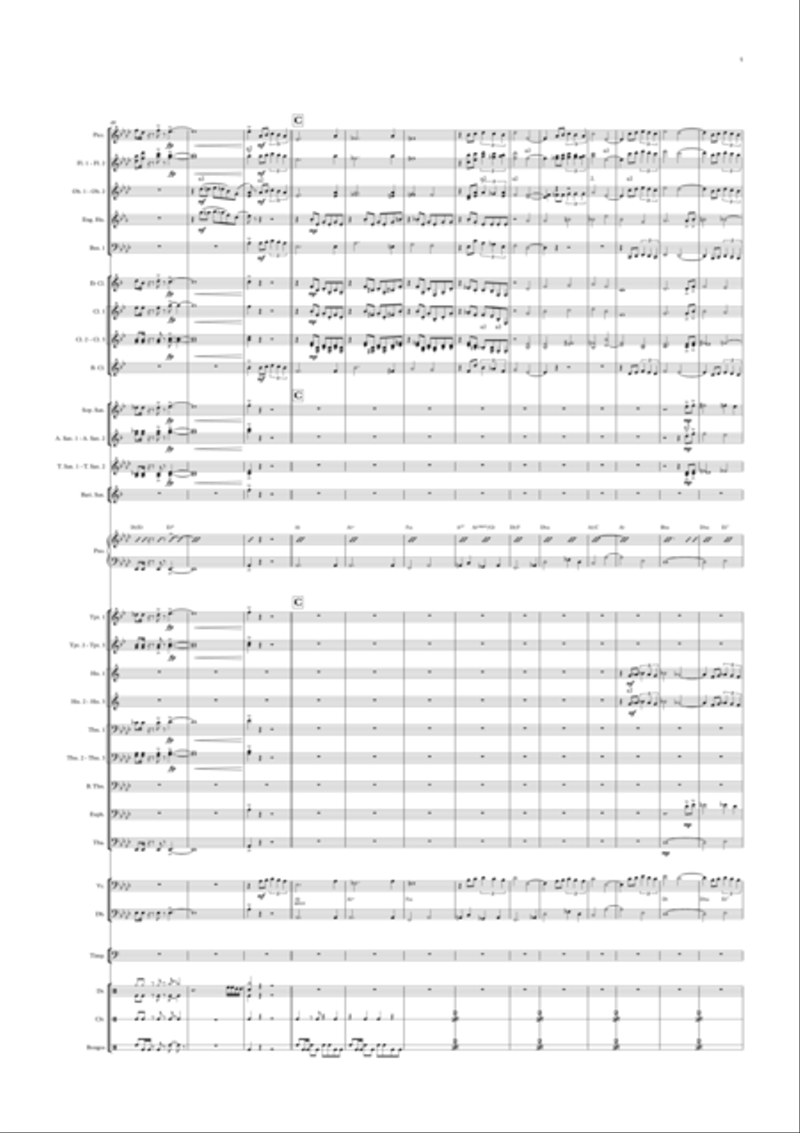 Parahyba (bolero) Concert Band scores gallery preview page 5