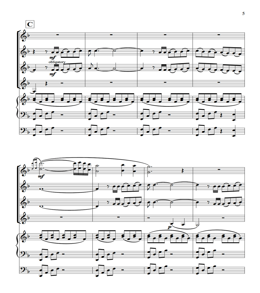 Abba Hits Abba Hits Set of Parts scores gallery preview page 5