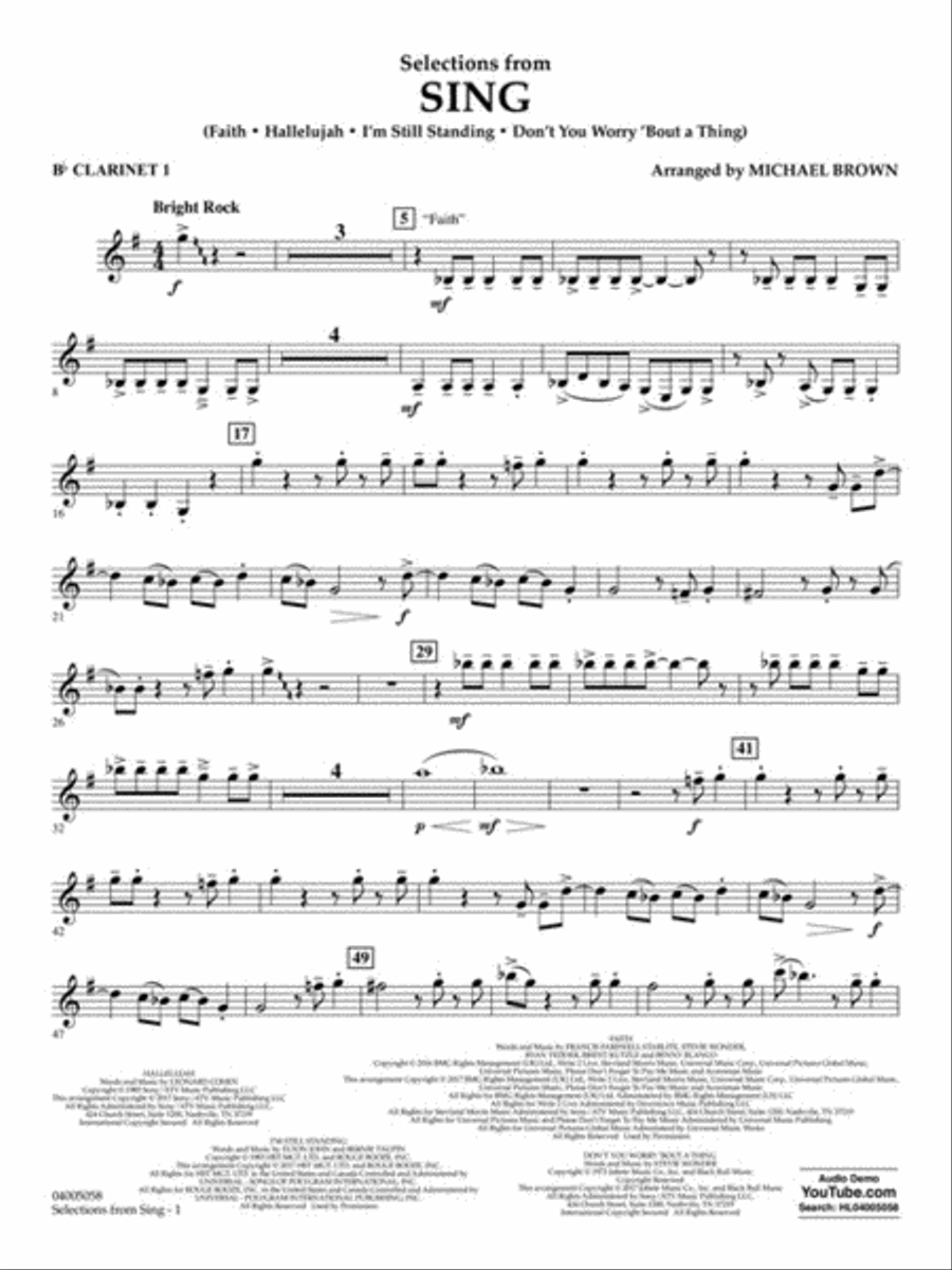 Selections from Sing Concert Band scores gallery preview page 5
