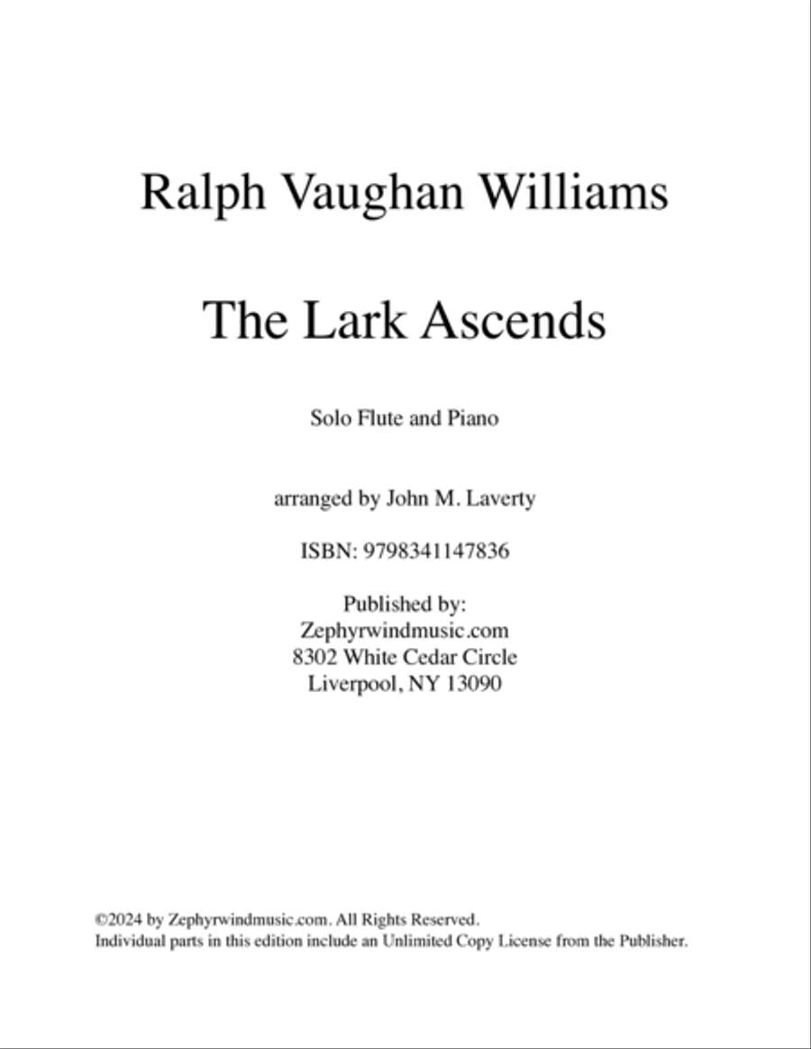 The Lark Ascending The Lark Ascending Flute Solo scores gallery preview page 2