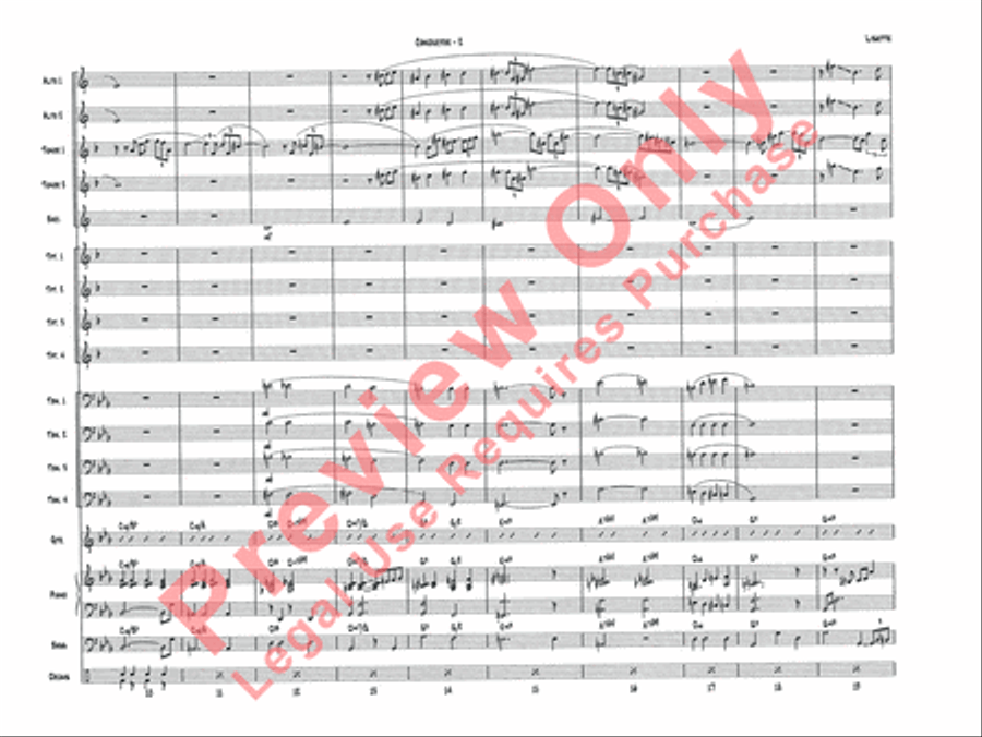 Lisette Lisette Jazz Ensemble scores gallery preview page 4