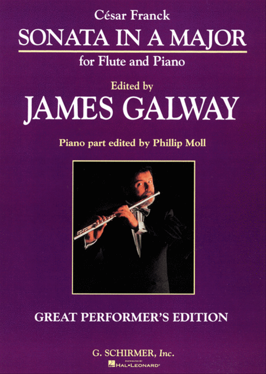 Sonata in A Major Flute Solo scores gallery preview page 1