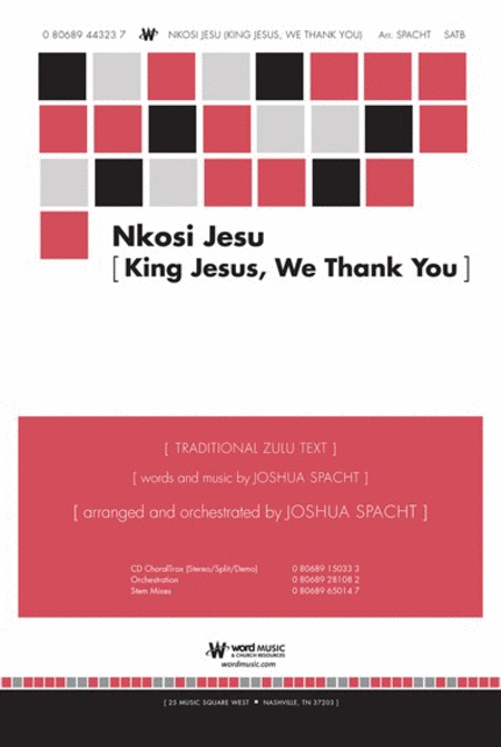 Nkosi Jesu (King Jesus, We Thank You) - CD ChoralTrax