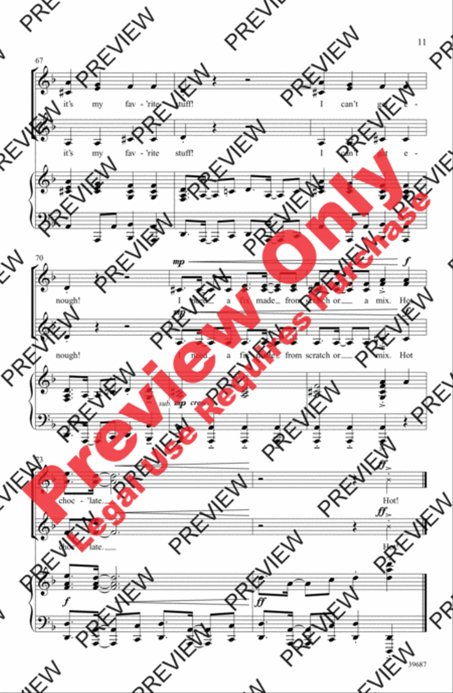 Hot Chocolate! Women's Choir scores gallery preview page 10