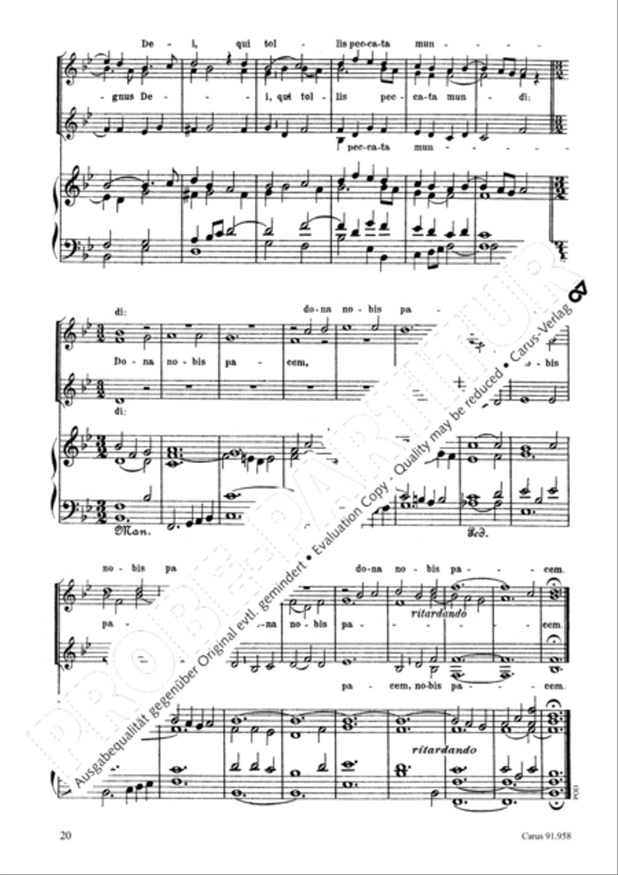 St. Benedictus-Messe SSA scores gallery preview page 21