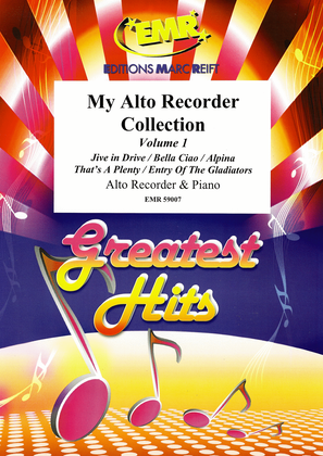 Book cover for My Alto Recorder Collection Volume 1